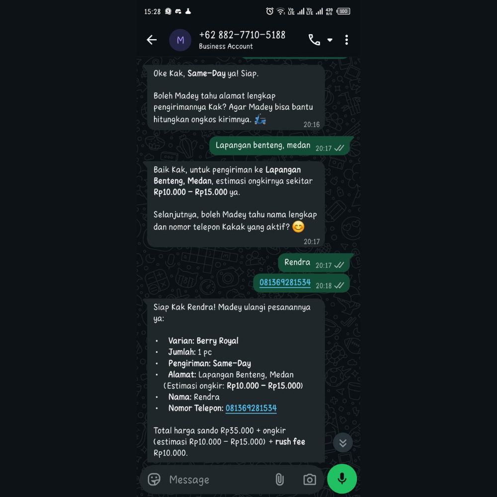 Chatbot Madey Sando